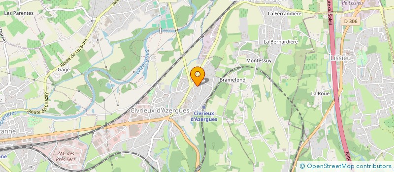 localisation de l'entreprise PLT CONNECT  CIVRIEUX-D'AZERGUES