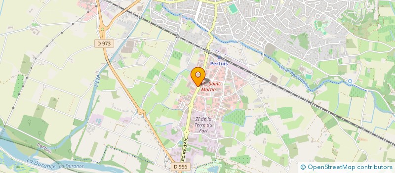 localisation de l'entreprise PLT CONSTRUCTION à PERTUIS
