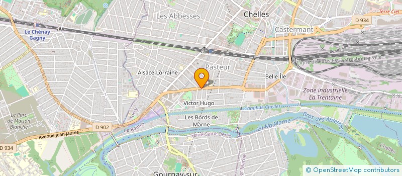 localisation de l'entreprise PLT DISTRIBUTION  CHELLES