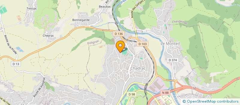 localisation de l'entreprise PLT HOLDING  CHADRAC