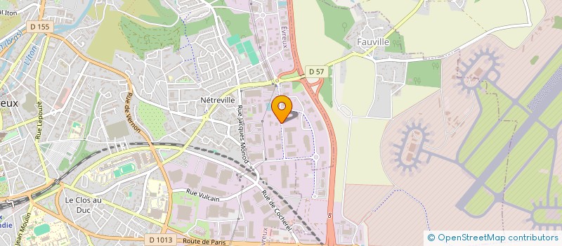 localisation de l'entreprise PLT TRAVAUX à EVREUX