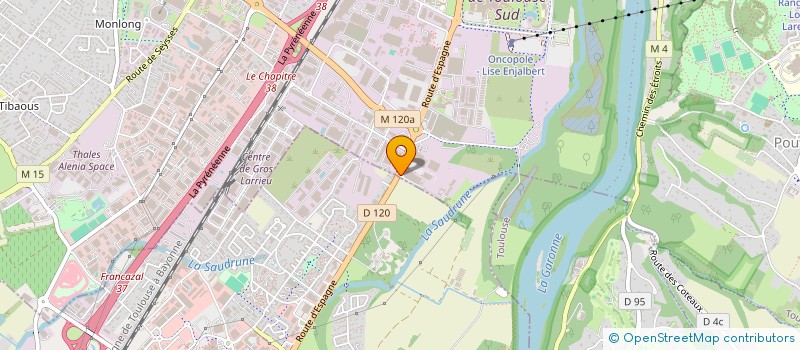 localisation de l'entreprise PLTRERIE TRADITIONNELLE SASU  TOULOUSE