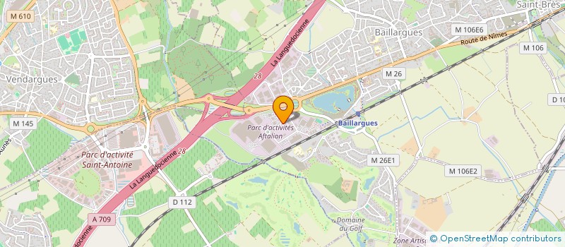 localisation de l'entreprise PLU HOLDING à BAILLARGUES