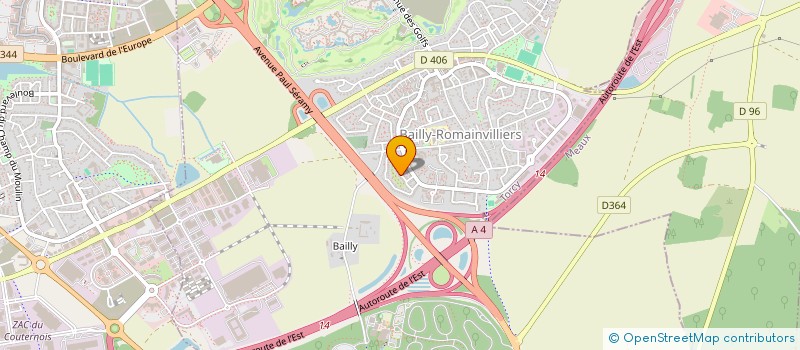 localisation de l'entreprise PLUC49  BAILLY-ROMAINVILLIERS