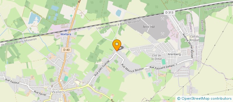 localisation de l'entreprise PLUCHART  VALENCIENNES