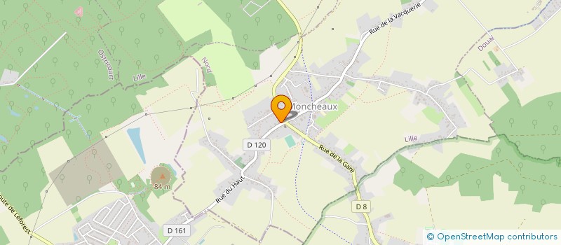 localisation de l'entreprise PLUCHART à MONCHEAUX