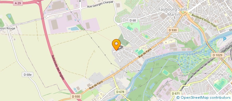 localisation de l'entreprise PLUCHART à SAINT-QUENTIN