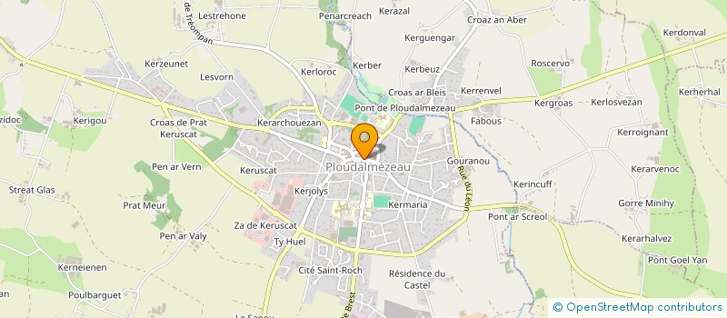 localisation de l'entreprise PLUCHON-EVEN  PLOUDALMEZEAU