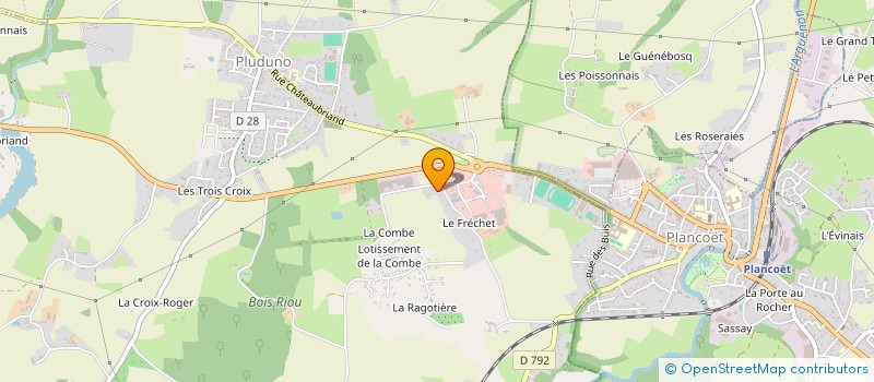 localisation de l'entreprise PLUDIS à PLUDUNO
