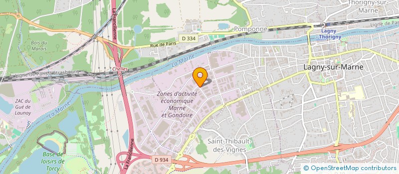 localisation de l'entreprise PLUG AND PLAY  LAGNY-SUR-MARNE