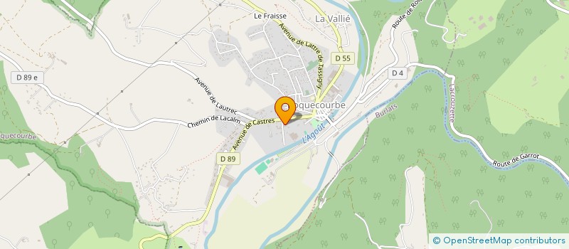 localisation de l'entreprise PLUG'IN  ROQUECOURBE
