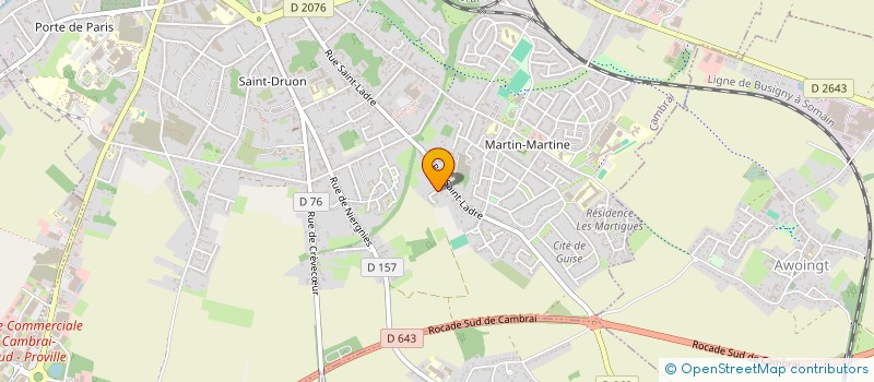 localisation de l'entreprise PLUG-IN EVENEMENT à CAMBRAI