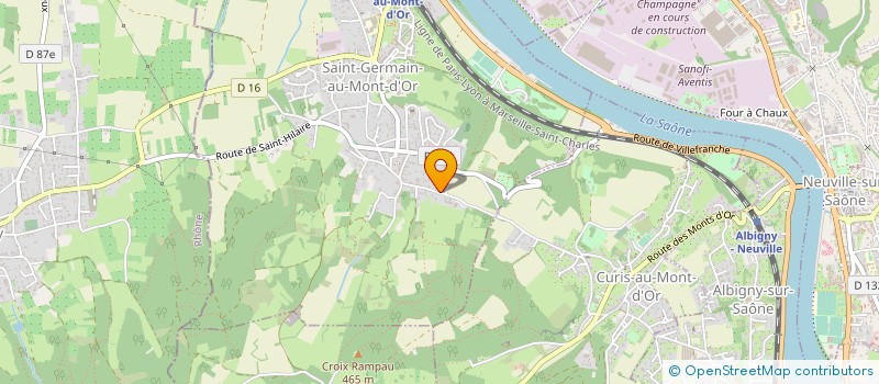 localisation de l'entreprise PLUG N PRESS  SAINT-GERMAIN-AU-MONT-D'OR