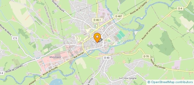 localisation de l'entreprise PLUG & PLAY  CHARLIEU