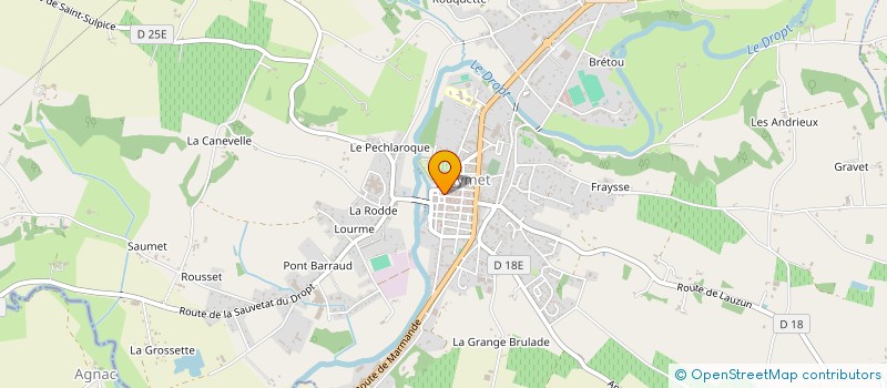 localisation de l'entreprise PLUG & PLAY  EYMET