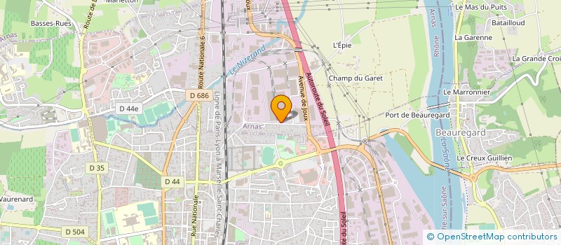 localisation de l'entreprise PLUG & SEE  ARNAS