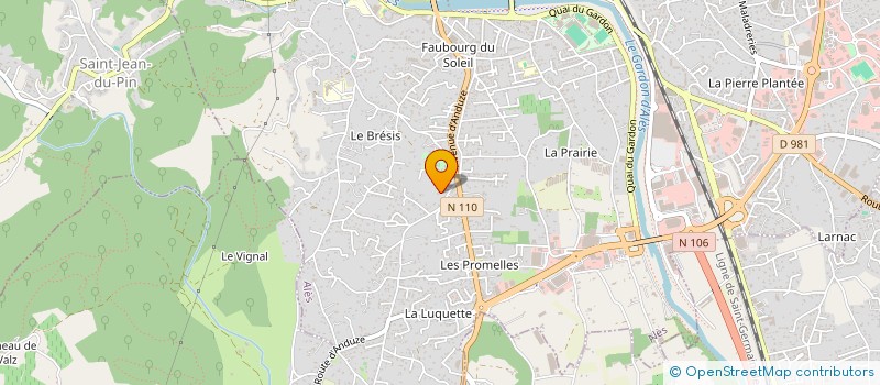 localisation de l'entreprise PLUGANDWORK à ALES