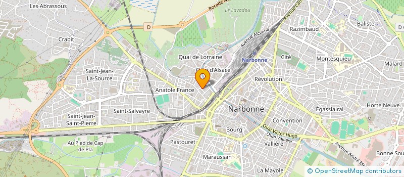 localisation de l'entreprise PLUGASAP  NARBONNE