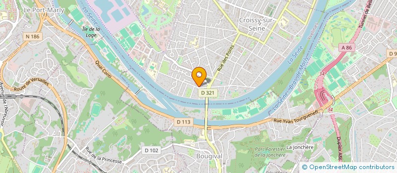 localisation de l'entreprise PLUGEVO à CROISSY-SUR-SEINE