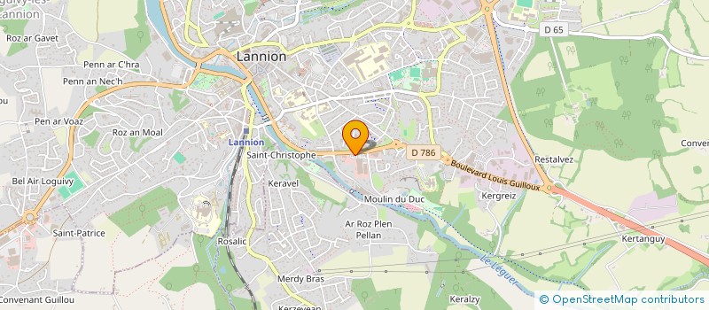 localisation de l'entreprise PLUGNDEBUG  LANNION