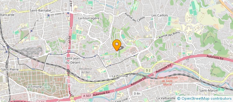 localisation de l'entreprise PLUIE DE PERLES ET DE PETITES MAINS  MARSEILLE