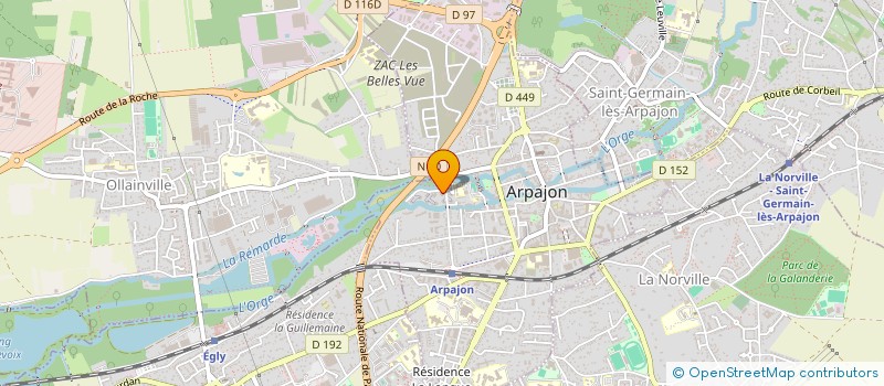 localisation de l'entreprise PLUM à ARPAJON