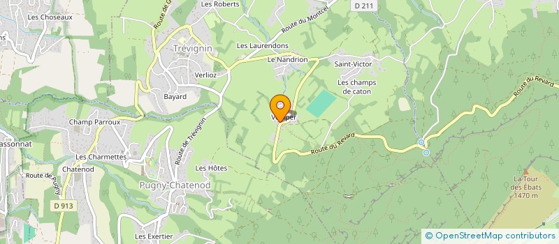 localisation de l'entreprise PLUM à TREVIGNIN