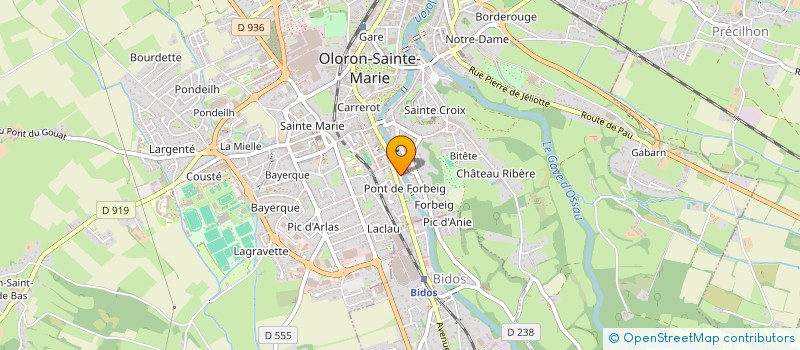 localisation de l'entreprise PLUM'ART  OLORON-SAINTE-MARIE