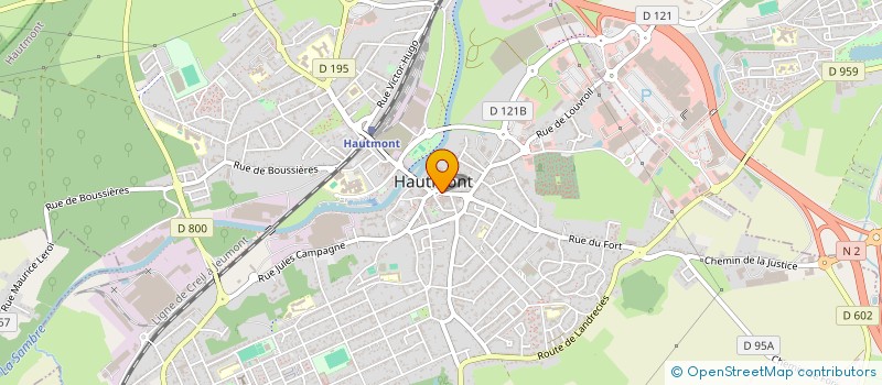 localisation de l'entreprise PLUM'ART  HAUTMONT