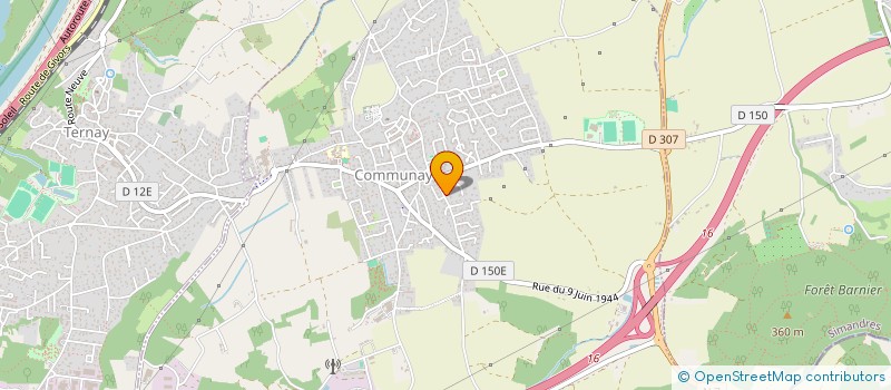 localisation de l'entreprise PLUM COMMUNICATION  COMMUNAY