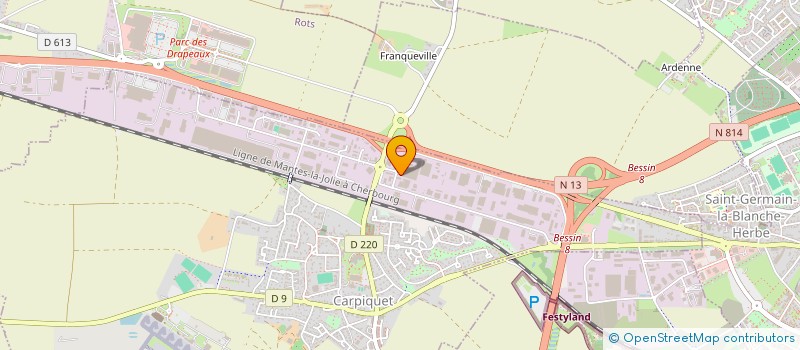 localisation de l'entreprise PLUM'ORANGE  CARPIQUET