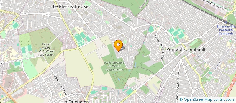 localisation de l'entreprise PLUMA DA VIDA  LE PLESSIS-TREVISE