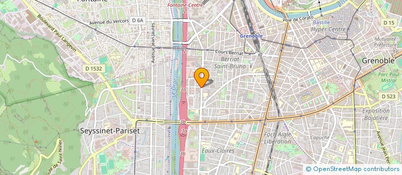 localisation de l'entreprise PLUMBAGO à GRENOBLE