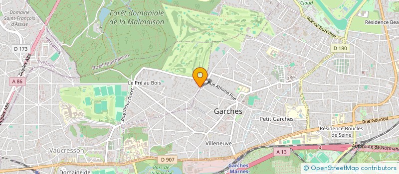 localisation de l'entreprise PLUMBAGO  VAUCRESSON