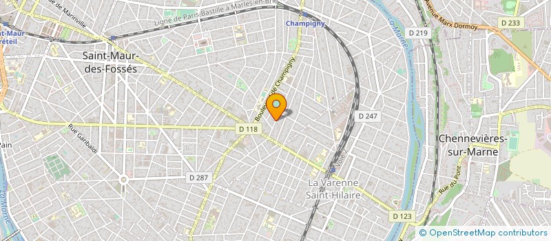 localisation de l'entreprise PLUMBAGO NETTOYAGE  SAINT-MAUR-DES-FOSSES