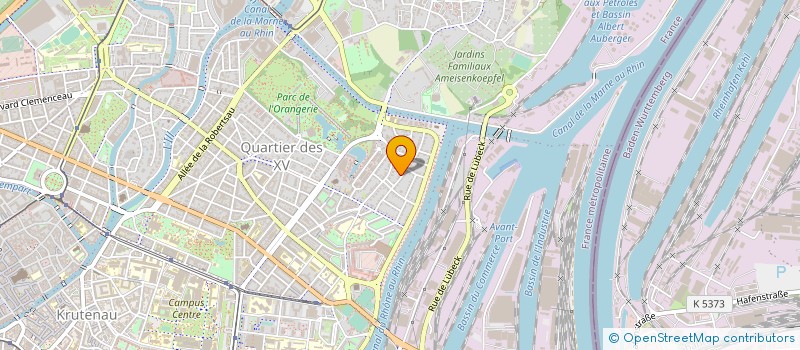localisation de l'entreprise PLUME à STRASBOURG