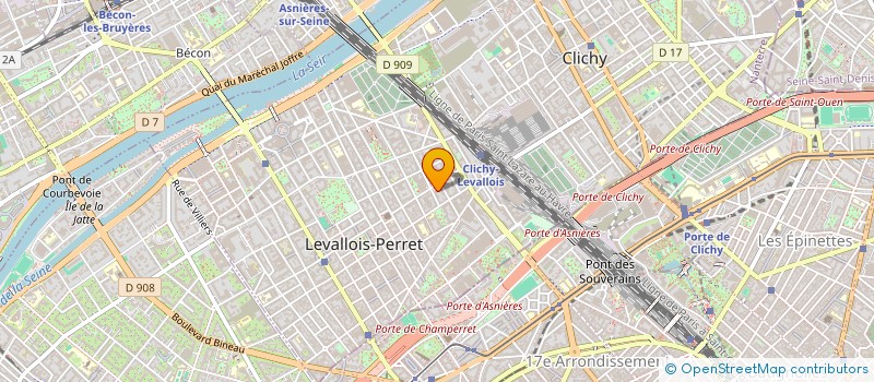 localisation de l'entreprise PLUME à LEVALLOIS-PERRET