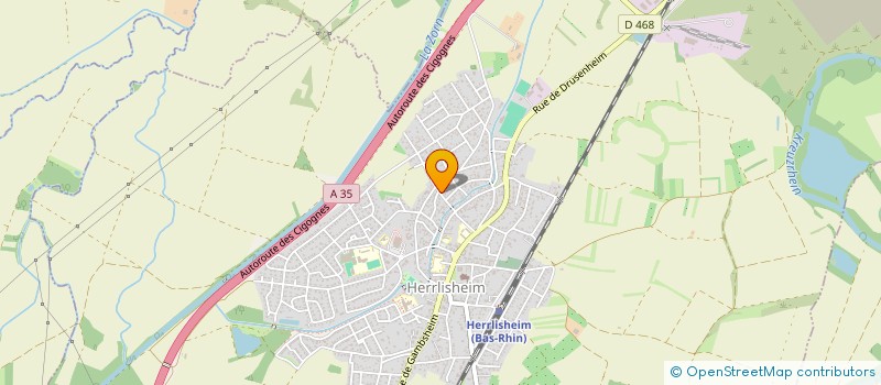 localisation de l'entreprise PLUME à HERRLISHEIM