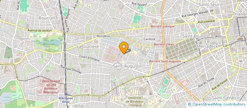 localisation de l'entreprise PLUME à MERIGNAC