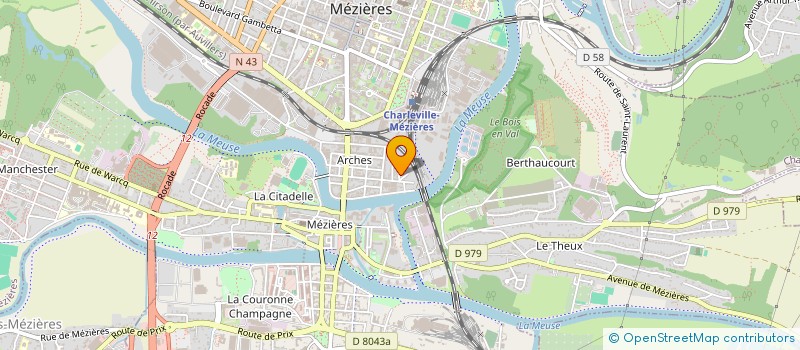 localisation de l'entreprise PLUME  CHARLEVILLE-MEZIERES