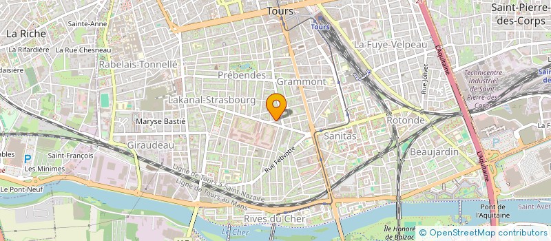localisation de l'entreprise PLUME  TOURS