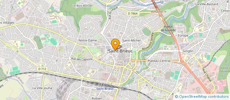 localisation de l'entreprise PLUME à SAINT-BRIEUC