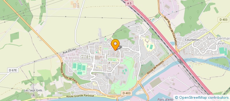 localisation de l'entreprise PLUME  MONTEREAU-FAULT-YONNE