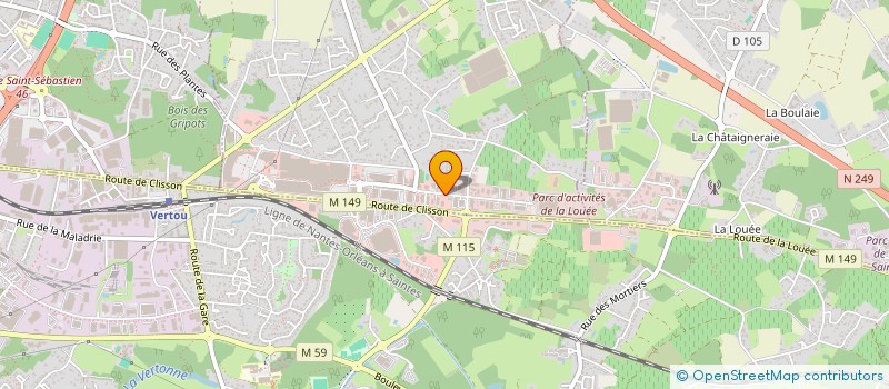 localisation de l'entreprise PLUME  BASSE-GOULAINE