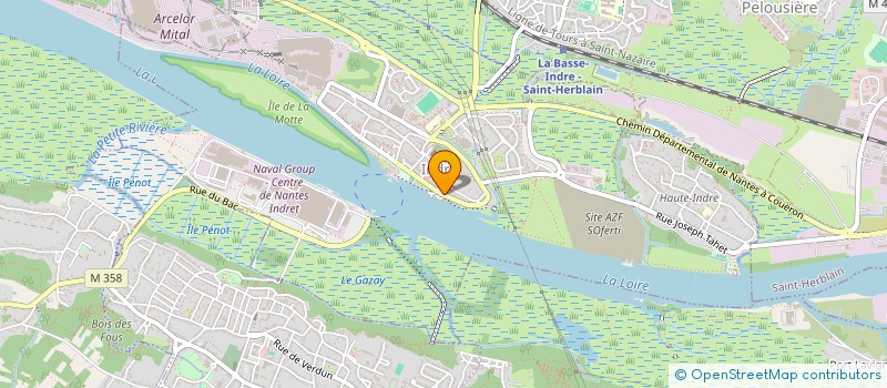 localisation de l'entreprise PLUME  INDRE