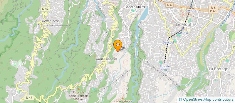 localisation de l'entreprise PLUME  SAINT-DENIS