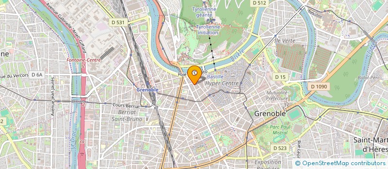 localisation de l'entreprise PLUME ATELIER à GRENOBLE