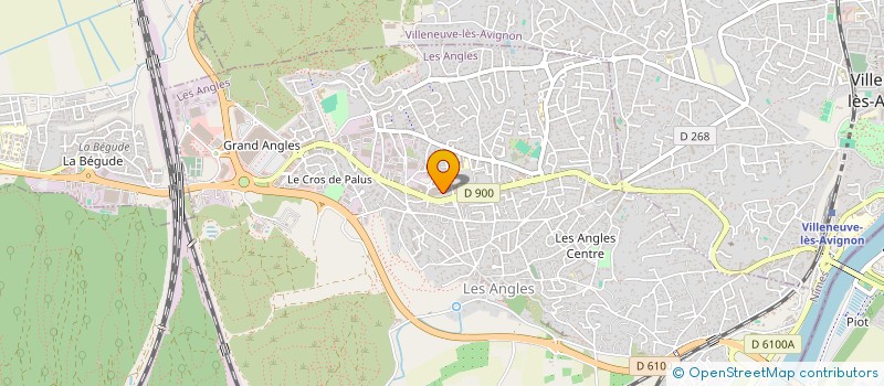 localisation de l'entreprise PLUME - CENTRE HOLISTIQUE  LES ANGLES