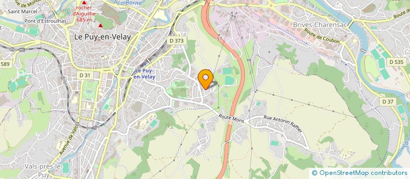 localisation de l'entreprise PLUME D'ANGE à LE PUY-EN-VELAY