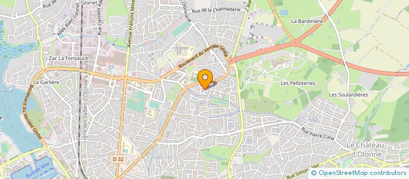 localisation de l'entreprise PLUME D'OCEAN à LES SABLES D'OLONNE